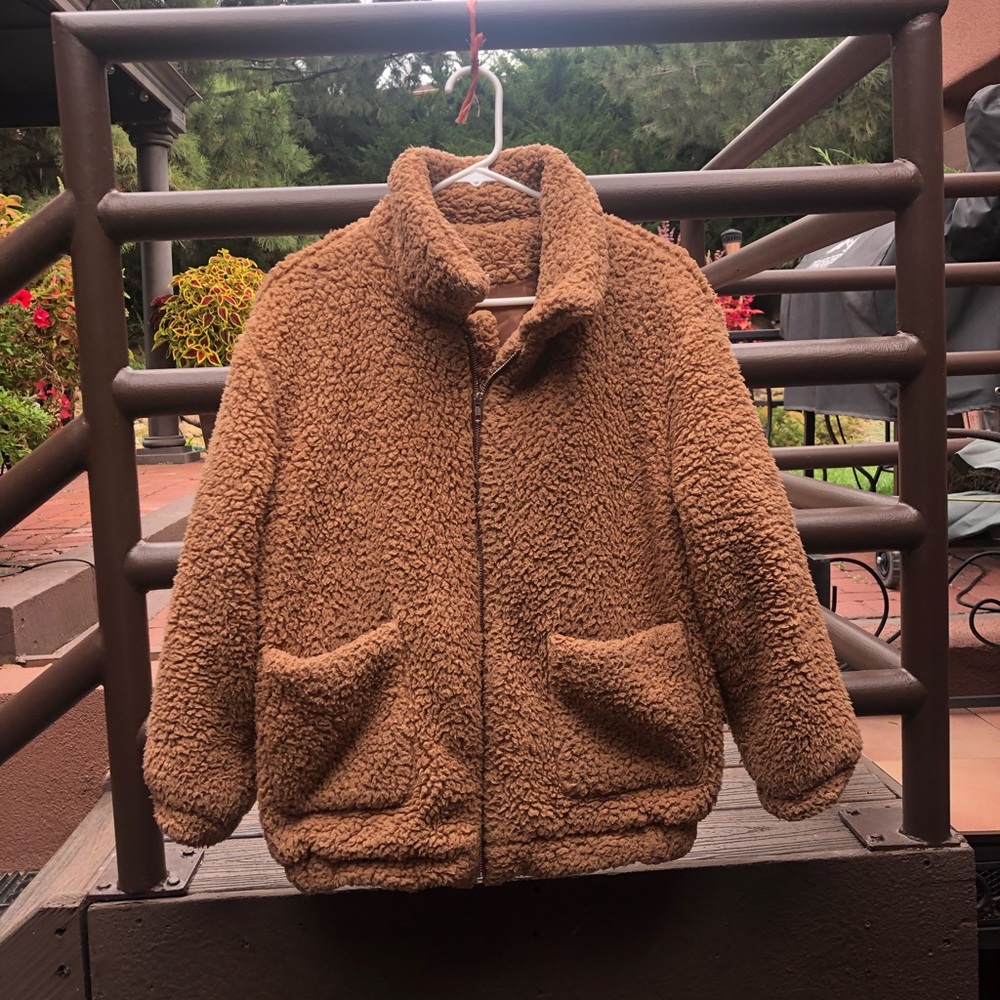 Teddy bomber jacket